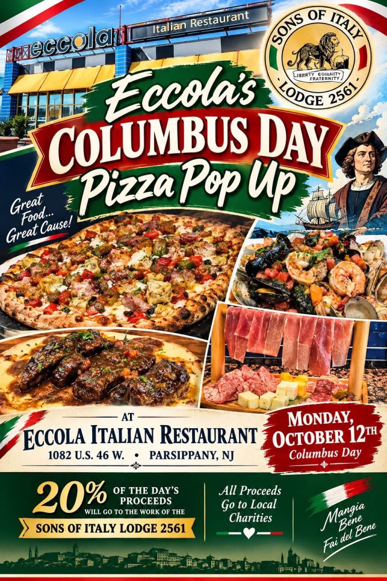 Eccola’s Columbus Day Event